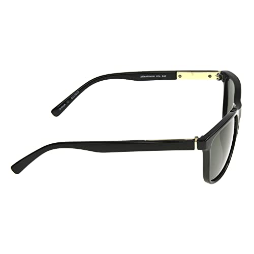 Foster Grant unisex adult Trupolar 10 Sunglasses, Black, 54mm US3