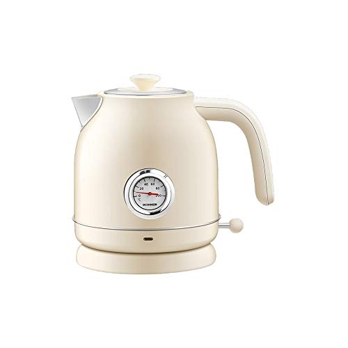 GSZCCZS Cucina Inossidabile Inossidabile bollitore Elettrico Samovar Controllo a Temperatura Calda Veloce prevenire la combustione secca (Colore: Argento) speranzosi