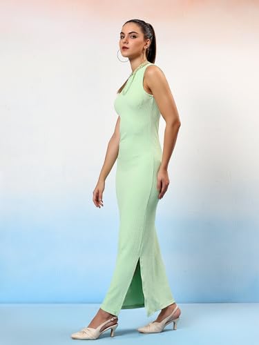 Image of KOTTY Women's Trendy Threads Halo Bliss Green Dress