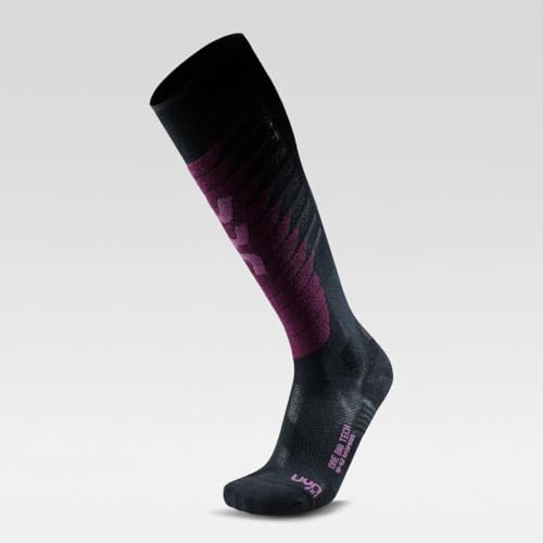 Chaussettes de ski respirantes UYN One Biotech en fibres naturelles