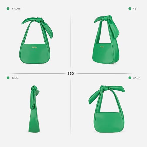 Image of Viva Terry Hobo Hand Bag for Womens, Small Vegan Leather Hobe Handbag Shoulder Purses for Women with Zipper