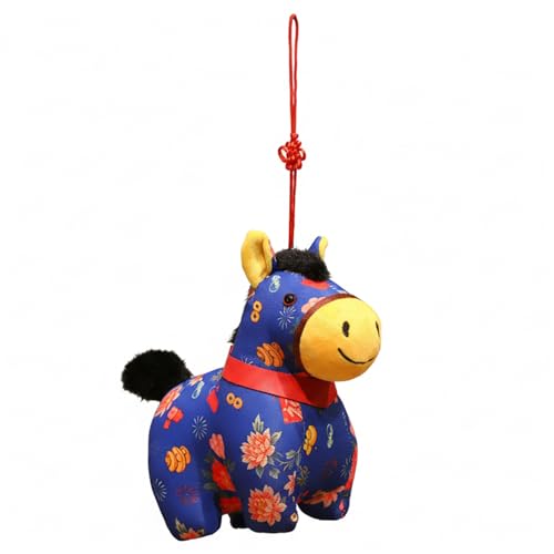 Peluche Cheval Nouvel An Chinois 2026 : Cadeau idéal à suspendre pour vos proches