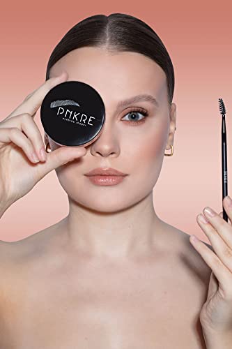 PNKRE Eyebrow Wax Shaping Soap Extra haltbares, langlebiges Shaper Gel, Styling Pomade Makeup Balm für vollere und dickere Augenbrauen 50ml