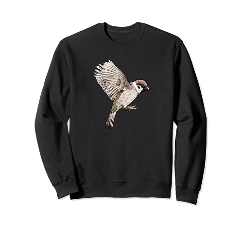 Moineau-Oiseau-Printemps-Liberté-Animal Sweatshirt