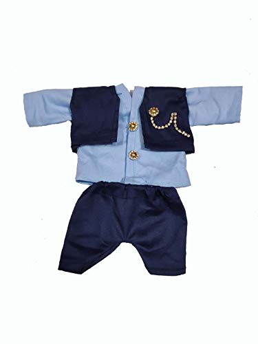 Image of Laddu Gopal Pant Shirt with Jacket Very Stylish and Decent Dress for Ladoo Gopal Ji Size 0