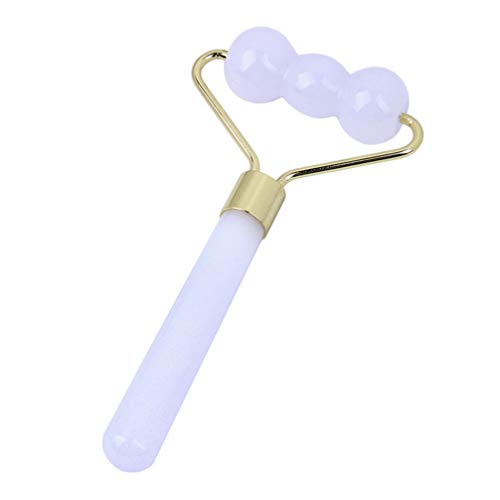 Massageador de Jade Gua Sha da Healifty, massageador de cuidados com a pele para modelar os olhos, n
