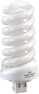 ASL SC26/27K 26-Watt Compact Spiral 4-Pin Electronic Ballast Compact Fluorescent Bulb, Warm White