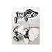 Dog Wheelchair Two Wheeled Cat Wheelchair Back Legs, Small Medium Large Dog Assist Brace Adjustable for Disability Paralysis, Pet Recover Stroller Walker Aid(Medium)