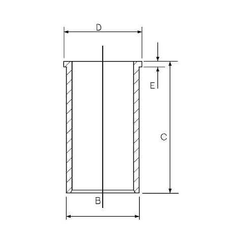 Chemise de cylindre Goetze 14-021494-00 Cover
