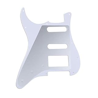 Musiclily Pro 11 trous Style Moderne Strat HSS Pickguard pour American Stratocaster Guitare, 4Plis Brun Tortoise foncé - Les Beatles, Paul McCartney, John Lennon, RIngo Starr, George Harrison Musiclily Pro 11 trous Style Moderne Strat HSS Pickguard pour American Stratocaster Guitare, 4Plis Brun Tortoise foncé – Image 2
