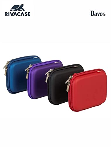 RIVACASE 9101 Hard Drive Carrying Case Storage Organizer Bag 2.5-inch EVA Carry Pouch Compatible with Western Digital WD Elements Seagate Passport Toshiba Power Bank USB Cable & Portable Hard Drives 9 31bcuXYa9AL