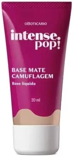 Base Mate Camuflagem Cor 100 Intense Pop! 20ml