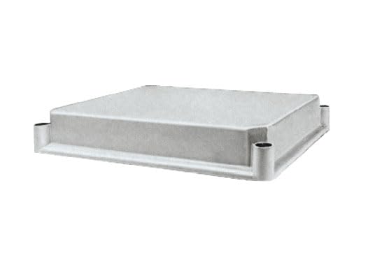 Tapa opaca pol PLS 27x54X4.5 7035 Protection de Coffret Électrique Garage