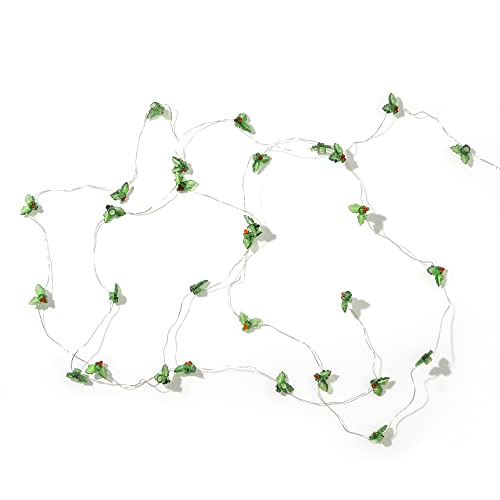 GloBrite 30 LED di Natale Agrifoglio Berry String