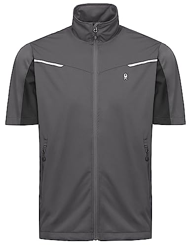 Randonnée sans surchauffe avec la veste softshell homme manches courtes