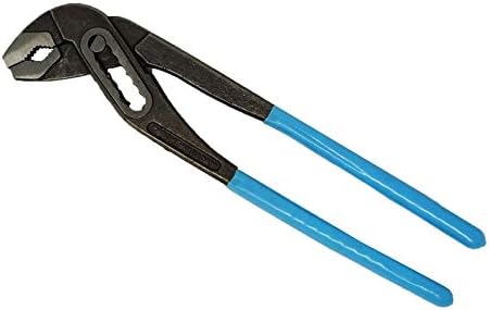 Dapetz ® 300mm 12" Water Pump Pliers, 50mm Wide Jaw Capacity, Plumbers Slim Jaw Waterpump Pipe Wrench Pliers with Quick Change Adjustable Plumbing Grips