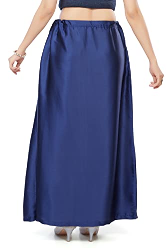 Image of Madhu Fashion Women's Satin Saree Petticoat Saree Underskirt