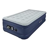 Serta 18' Raised Twin with Neverflat Pump Blue
