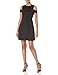 Produktbild Halston Heritage Damen Fit and Flare Cold Shoulder Dress Formales Kleid, schwarz, 34