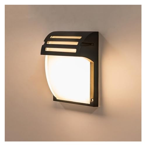 Applique murale extérieure E27 bronze 12W étanche pour porche