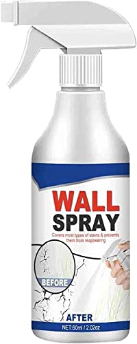 Gokame Versatile Wall Repair Paint Wall Spray Paint,Stain Remover for Wall Ceiling,Water-Based Paint White Peel, Covers Up Stain Sealing Ceiling Paint, peintures murales polyvalentes en spray (1pcs)