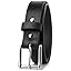 Classic Black Stitched | Premium Roller Buckle