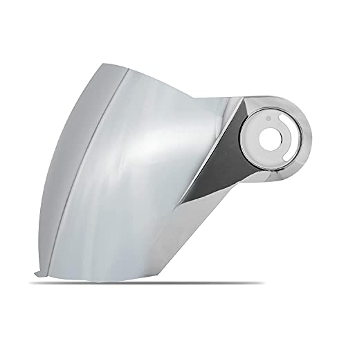 Image of Steelbird SBA-2 Helmet Visor Compatible for All SBA-2 and SBA-3 Model Helmets (Chrome Silver Visor)