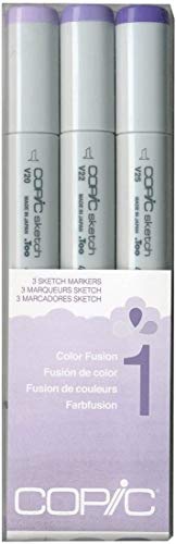 Copic Marker Sketch Color Fusion Markers, CSCF 1, 3-Pack - New