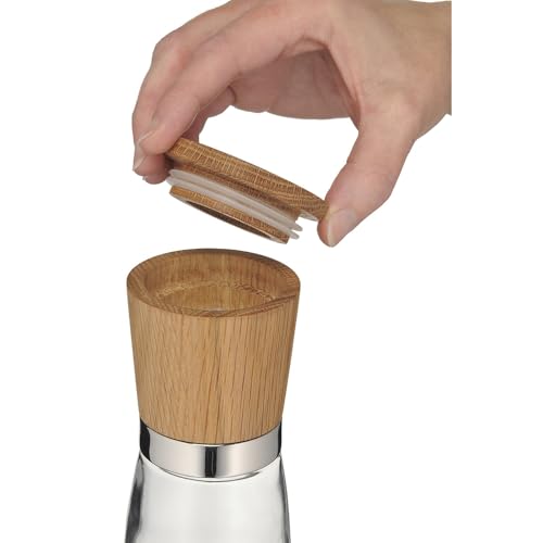 WMF Ceramill Nature Salz und Pfeffer Mühle, unbefüllt, für Salz, Pfeffer, Chilli, Salzmühle, Pfeffermühle Holz, Keramikmahlwerk – Ansicht 6