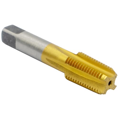 1/4-18 NPT Tap Pipe Thread M35 Cobalt Steel Extra Hard Industrial Grade for Heavy-Duty Jobs More Durable & Heat Resistant Perfect for Stainless Steel - Ideal for DIY & Professionals
