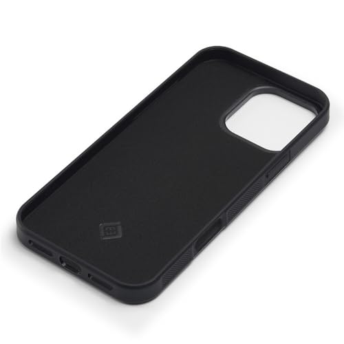 Coque iPhone 11 Pro Max en cuir fibre de carbone noir élégante - 7