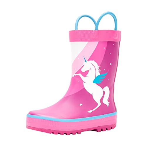 Kamik Youth Unicorn Rain Boots, Magenta, 3 Little Kid4