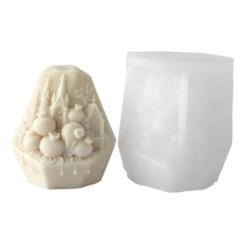 Pomegranate Embossed Silicone Molds Easy Demold Silicone for Resin Art Soap Chocolate Beginner