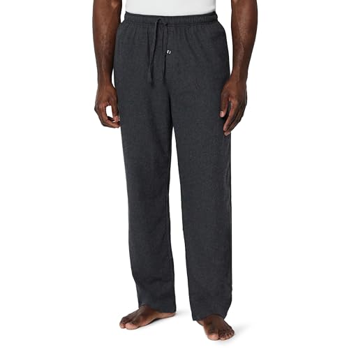 Amazon Essentials Men's Flannel Pajama Pant (Available in Big & Tall), Charcoal Heather, X-Large
