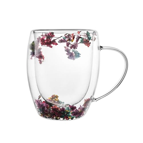 WOLFF - Caneca Parede Dupla de Vidro Borossilicato Fall 330ml