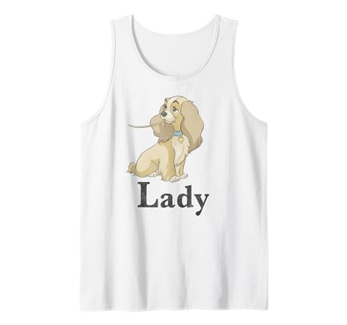 Disney Lady And The Tramp Spaghetti Lady Couples Tank Top