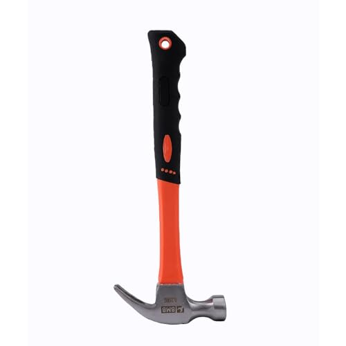 Lawazim Hammer With Plastic Black and Red Handle 250g | Cross Peen Tinners Hammer for Tack, Upholstery, Riveting, Jewelry | General Purpose With Shock Absorbing Fiberglass Handle
