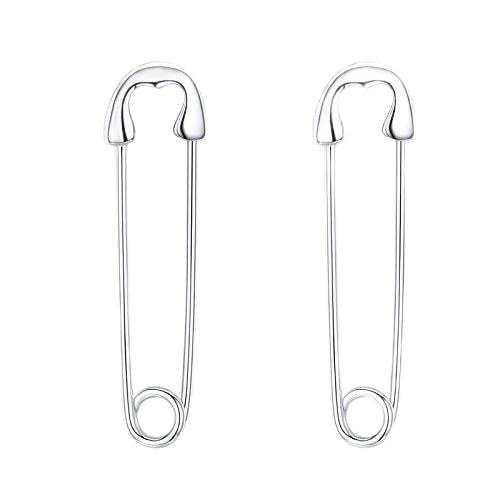 Boucle d'oreilles de trottone pour femmes en acier chic