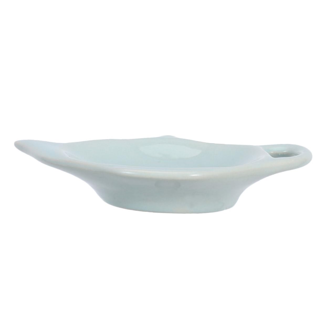 Hemobllo Teapot Shaped Ceramic Tea Bag Holder Cute Multi-purpose Dish for Snacks Condiments - Stylish Tea Bag Tray for Kitchen Organization