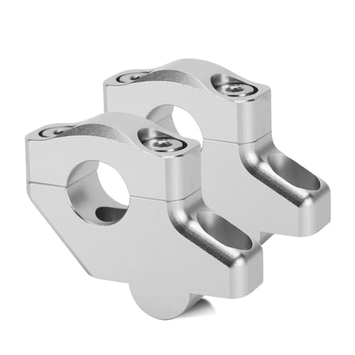 Réhausses de guidon moto 22mm argent réducteur de fatigue pour F700GS et F800ST