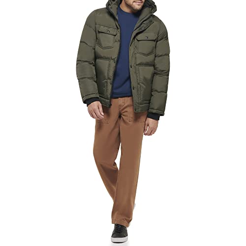 Image of Levi's Men's Performance Hooded Puffer Trucker Jacket (Regular & Big & Tall Sizes)