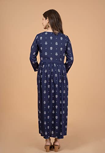Image of Daevish Women's Tie Up Front Shrug Poncho Blue