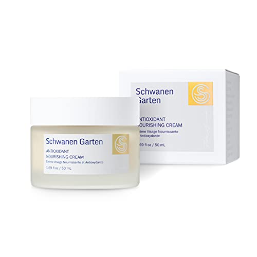 Schwanen Garten Nourishing Cream 1.69oz / 50ml, Night Repair Cream, SG Antioxidant Source, Intense Moisturizing, Vegan