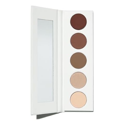 Well People Power Palette Eyeshadow, Five Long-wear, Hyper-pigmented Matte & Shimmer Shades For Intense Color, Vegan & Cruelty-free, Taupe Cover