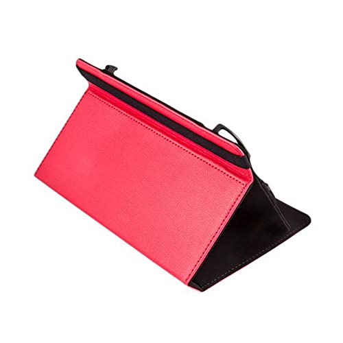 Silver HT - Custodia Universale Basic per Tablet da 9 a 10,1 Pollici con Funzione di Supporto, Rosso
