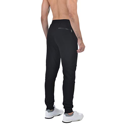 Calça de corrida masculina agutiun para ginástica, calça de treino casual, calça de moletom slim fit