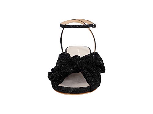 Image of Loeffler Randall Women's Dahlia Pleated Bow Heels with Ankle Strap