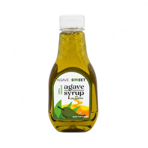 Agave Jalapeño-Infused Syrup | Cocktail Jalapeño Agave 11.6 oz