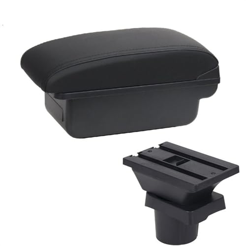 Boîte de rangement d'accoudoir voiture avec console centrale ergonomique