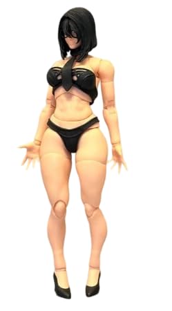 [AC]FURY 狂怒 1/12 女性ボディ 黄肌ハナ 可動 アクションフィギュア ヘット 素体 衣装 アクセサリー フルセット